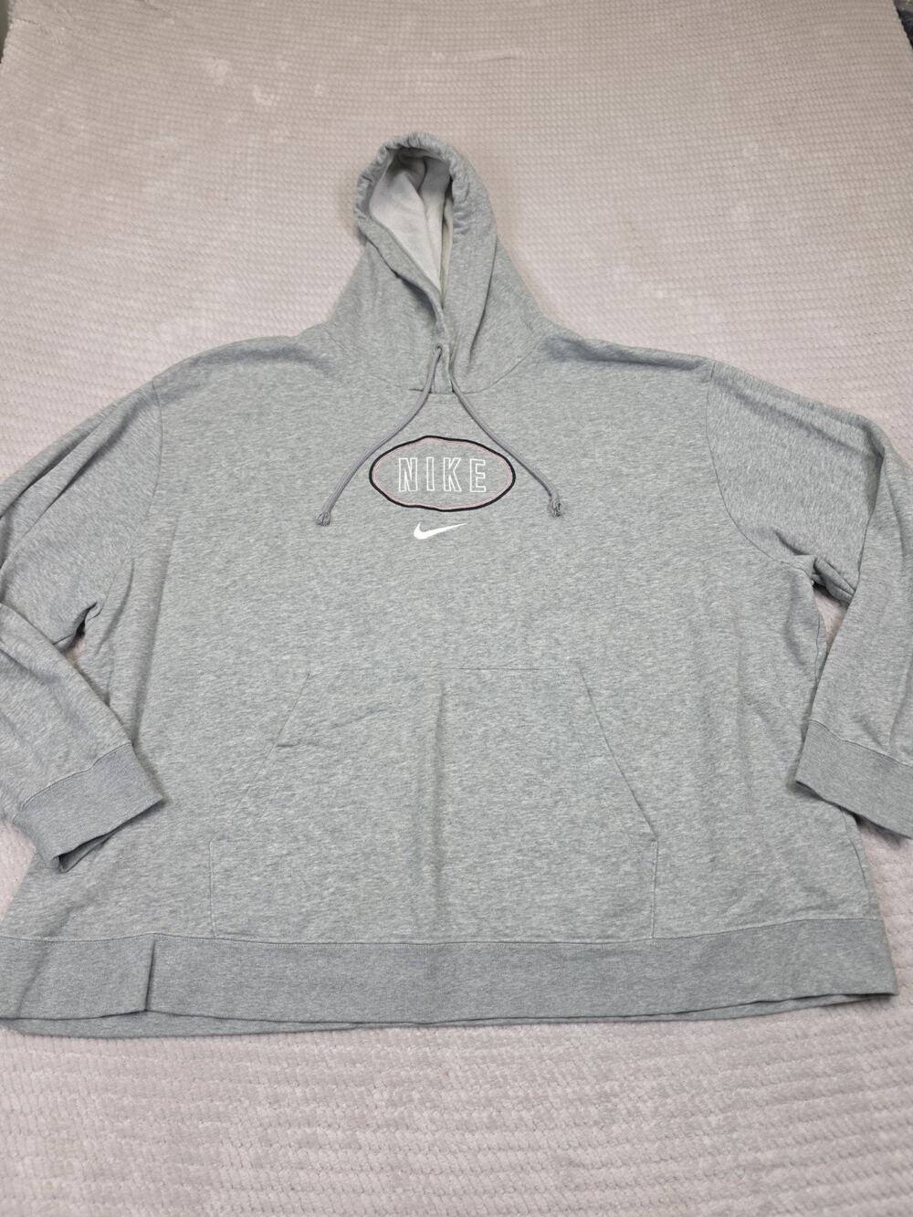 Nike Sweatshirt Womens 3X Gray Hooded Pullover